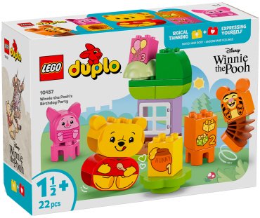 Конструктор LEGO DUPLO День рождения Винни-Пуха, деталей 22 шт купить,0