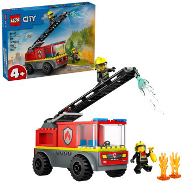Конструктор LEGO Пожарная машина с лестницей, деталей 82 шт купить,NaN