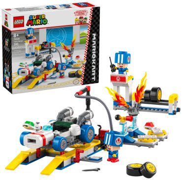 Конструктор LEGO Super Mario Kart – Автомастерская тоада, деталей 390 шт купить,NaN