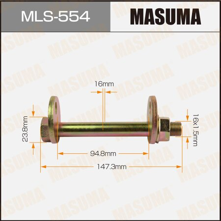 Болт развальный Masuma MLS-554 Toyota 48409-28020 48198-28010 90179-16013 купить,NaN
