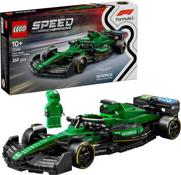 Конструктор LEGO Гоночный автомобиль Aston Martin Aramco F1 AMR24, деталей 269 шт купить,NaN