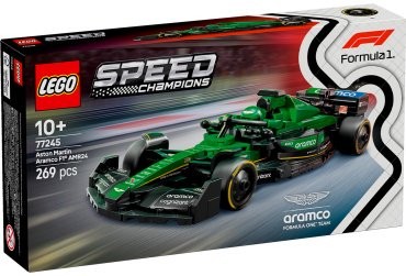 Конструктор LEGO Гоночный автомобиль Aston Martin Aramco F1 AMR24, деталей 269 шт