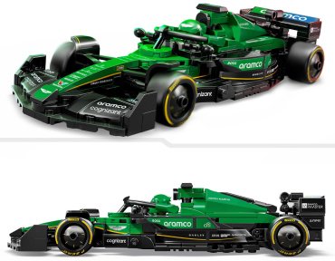 Конструктор LEGO Гоночный автомобиль Aston Martin Aramco F1 AMR24, деталей 269 шт