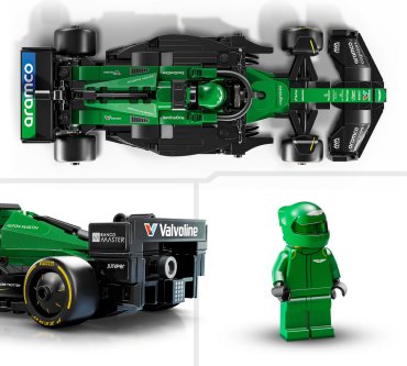 Конструктор LEGO Гоночный автомобиль Aston Martin Aramco F1 AMR24, деталей 269 шт