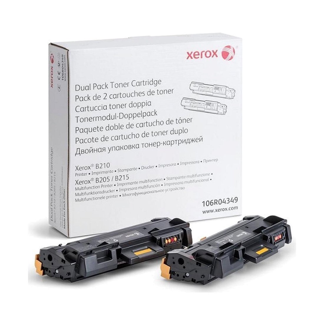 Тонер-картридж Xerox 106R04349 черный