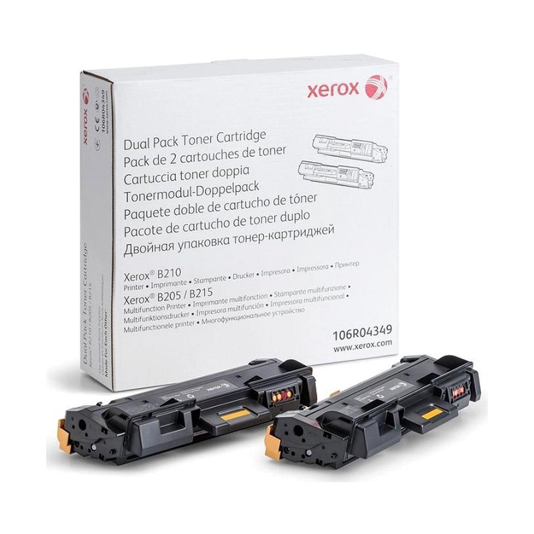Тонер-картридж Xerox 106R04349 черный