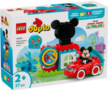 Конструктор LEGO Клуб Микки Мауса и машина, деталей 27 шт купить,NaN