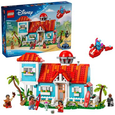 Конструктор LEGO Пляжный домик Лило и Стича, деталей 524 шт купить,NaN
