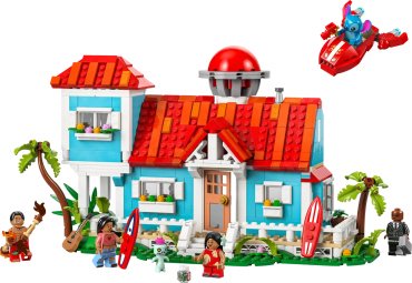 Конструктор LEGO Пляжный домик Лило и Стича, деталей 524 шт