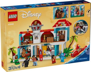Конструктор LEGO Пляжный домик Лило и Стича, деталей 524 шт