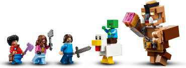 Конструктор LEGO Minecraft, деталей 491 шт купить,NaN