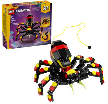 Конструктор LEGO Creator, Дикие животные: Удивительный паук, деталей 153 шт