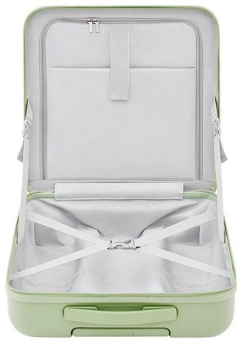 Чемодан NinetyGo Lightweight Pudding Luggage 218535 поликарбонат, полиэстер 35 зеленый купить,NaN