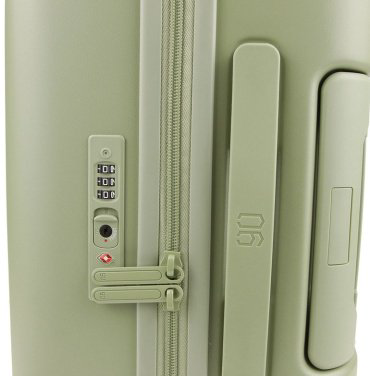 Чемодан NinetyGo Lightweight Pudding Luggage 218535 поликарбонат, полиэстер 35 зеленый купить,NaN