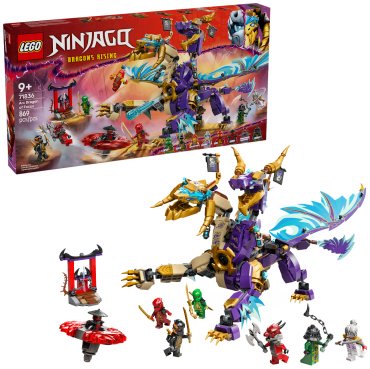 Конструктор LEGO Ninjago Дуга дракона Фокуса, деталей 869 шт