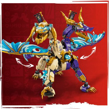 Конструктор LEGO Ninjago Дуга дракона Фокуса, деталей 869 шт купить,NaN