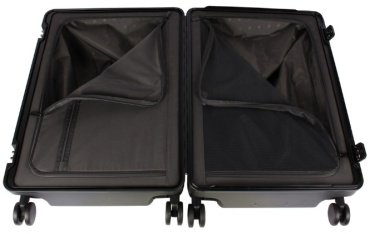 Чемодан NinetyGo Manhattan Frame Luggage 145376 поликарбонат, алюминий, полиэстер 39 черный купить,NaN