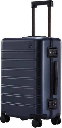 Чемодан NinetyGo Manhattan Frame Luggage поликарбонат, алюминий, полиэстер 39 синий