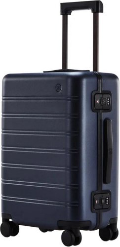 Чемодан NinetyGo Manhattan Frame Luggage поликарбонат, алюминий, полиэстер 39 синий купить,54990