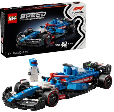 Конструктор LEGO Приложение Visa Cash RB VCARB 01 F1 Гоночный автомобиль, деталей 248 шт