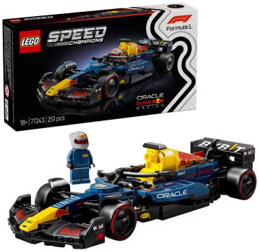 Конструктор LEGO Гоночный автомобиль Oracle Red Bull Racing RB20 F1, деталей 251 шт