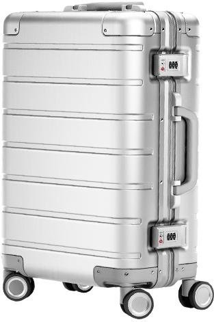 Чемодан Xiaomi Metal Carry-on Luggage 20" алюминий 31 серебристый