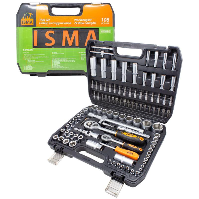 Набор инструментов Isma 41082-5 108 предметов купить,NaN