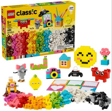 Конструктор LEGO Творческая коробка счастья, деталей 680 шт