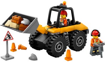 Конструктор LEGO Желтый строительный колесный погрузчик, деталей 81 шт