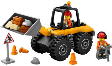 Конструктор LEGO Желтый строительный колесный погрузчик, деталей 81 шт купить,NaN