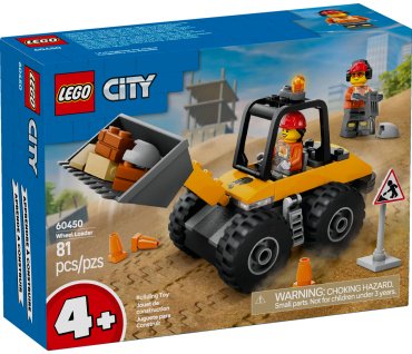 Конструктор LEGO Желтый строительный колесный погрузчик, деталей 81 шт