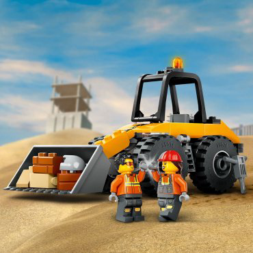 Конструктор LEGO Желтый строительный колесный погрузчик, деталей 81 шт купить,NaN