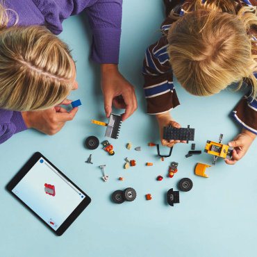 Конструктор LEGO Желтый строительный колесный погрузчик, деталей 81 шт купить,NaN