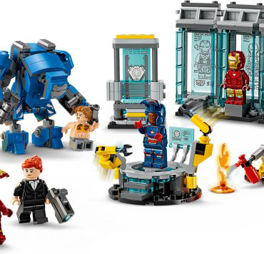 Конструктор LEGO Лаборатория Железного Человека: Зал Доспехов, деталей 384 шт купить,NaN