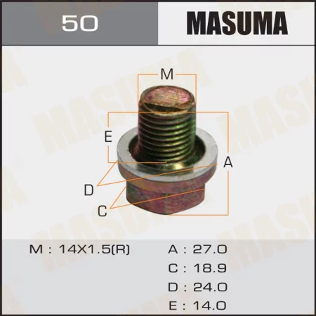 Болт маслосливной Masuma M14x1.5 M-50 купить,NaN