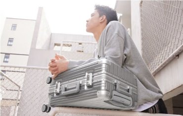 Чемодан NinetyGo NinetyGo All-round Guard Luggage 24 61 л, Space Silver, серый поликарбонат, алюминий 61 серебристый купить,0