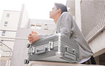 Чемодан NinetyGo NinetyGo All-round Guard Luggage 24 61 л, Space Silver, серый поликарбонат, алюминий 61 серебристый купить,NaN