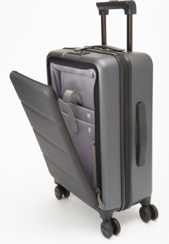 Чемодан NinetyGo Seine Luggage поликарбонат, полиэстер 38 черный