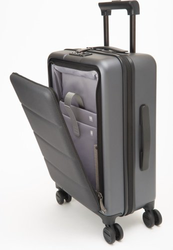 Чемодан NinetyGo Seine Luggage поликарбонат, полиэстер 38 черный купить,NaN