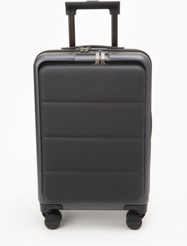 Чемодан NinetyGo Seine Luggage поликарбонат, полиэстер 38 черный купить,NaN