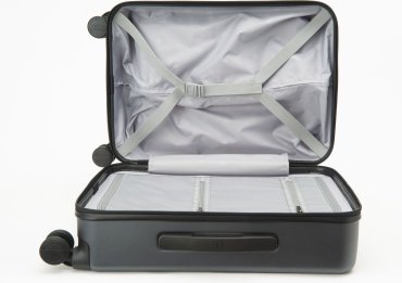 Чемодан NinetyGo Seine Luggage поликарбонат, полиэстер 38 черный купить,0