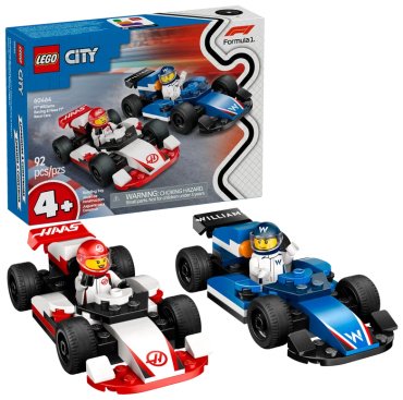 Конструктор LEGO Болиды F1 Williams Racing и Haas F1, деталей 92 шт
