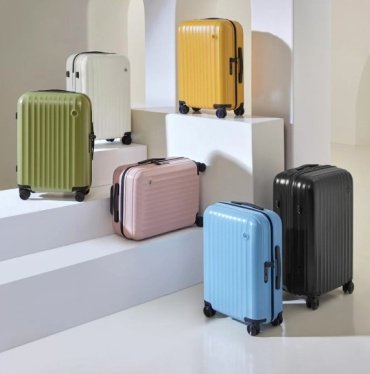 Чемодан Xiaomi NinetyGo Elbe Luggage поликарбонат 38 розовый купить,0