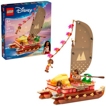 Конструктор LEGO Катамаран приключений Моаны, деталей 529 шт