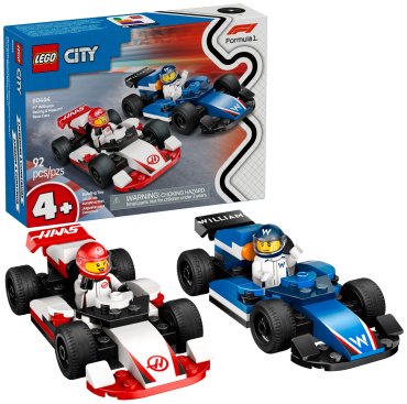 Конструктор LEGO Болиды Williams Racing и Haas, деталей 92 шт