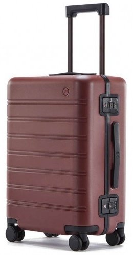 Чемодан Xiaomi NINETYGO Manhattan Frame Luggage 24"/66 л (1120) Beige поликарбонат 66 бордовый купить,NaN
