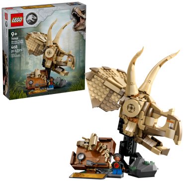 Конструктор LEGO World Кости динозавра Череп трицератопса, деталей 468 шт купить,NaN