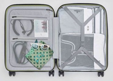 Чемодан Xiaomi NinetyGo Elbe Luggage 20 поликарбонат 38 черный купить,0