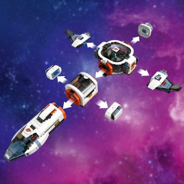 Конструктор LEGO Модульный межгалактический звездолёт, деталей 717 шт купить,NaN