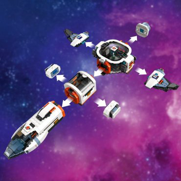 Конструктор LEGO Модульный межгалактический звездолёт, деталей 717 шт купить,NaN
